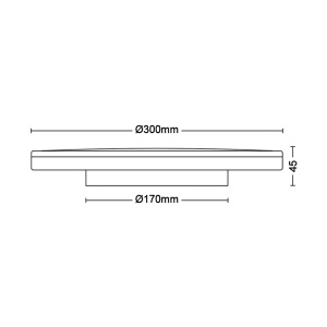 Plafoniera LED Philips Ozziet Negru SceneSwitch Tehnologie 3 Lumina - Img 3