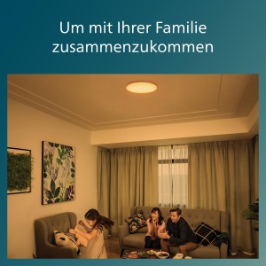 Plafoniera Philips Izso, reglabila cu telecomanda, 40 W, 2700-6500 K, alba, IP20, antireflexie si fara palpaire - Img 9