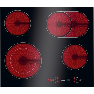 Plita autosuficienta Bomann(r) | 4 zone | Plita autosuficienta cu control glisant si functie de temporizare | Placa de gatit cu 9 niveluri | Plita ceramica 6600W si oprire automata a gatitului | SFBC 7941 - Img 1