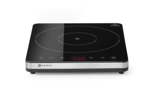 Plita cu inductie HENDI 2000W, 230V, inox, sticla, 260mm
