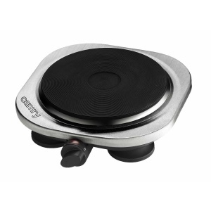 Plita electrica Camry cu 1500W, neagra si argintie
