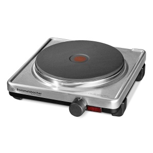Plita electrica Rommelsbacher AK 2099E, 180 mm, 2000 W, inox