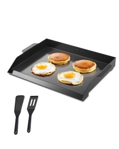 Plita grill VEVOR HH-SPN009 otel carbon suprafata mare compatibila cu gaz si electric