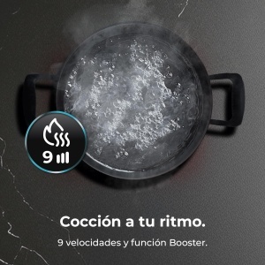Plita inductie Cecotec Bolero Squad I 4300, 7200 W, FullFlex, 60 cm, Control Slider, Timer - Img 7