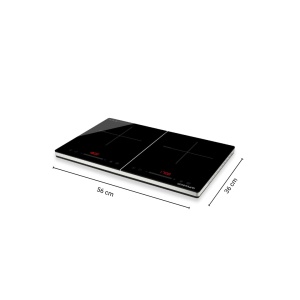 Plita inductie dubla G3 Ferrari Energiko Duo G10209, 3500W, Timer, Display digital - Img 3