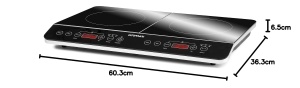 Plita Inductie G3 Ferrari G10047, 3500W, Display Digital, Timer - Img 7