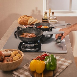 Plita pe gaz Cecotec Bolero Squad G 3400S, 3 brenneri, 6,2 kW, inox - Img 6