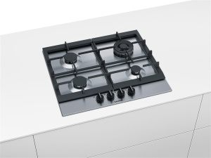 Plita pe gaz Siemens EC6A5HB90D, 4 arzatoare, 58.2 cm, inox - Img 6