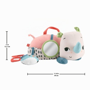 Plus Nashorn pentru Neugebore de la Fisher-Price, Activitati senzoriale, 0 luni - Img 6