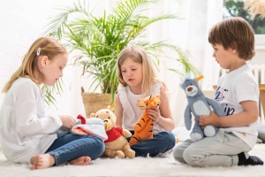 Plush Balu Steiff 31 cm, Bursuc din Dschungelbuch, Jucarie moale si spalabila - Img 9