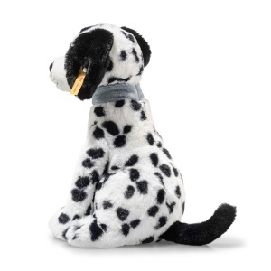 Plush Oskar Dalmatiner 27cm, Jucarie din Plus, Culoare Alb-Negru, Cu Guler Albastru - Img 2