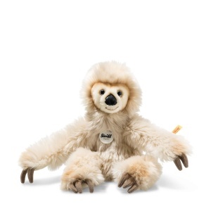 Plusul Miguel Baby-Schlenker-Faultier Steiff - 33 cm, moale, crem