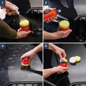 Polizor Ergonomic SONAX P-Ball cu Schwamm Detasabil - Img 5