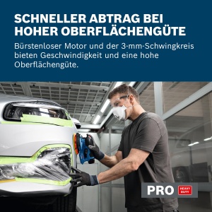 Polizor Excentric Bosch Professional GEX 12V-150-3, 12V, Compact, Ergonomic - Img 3
