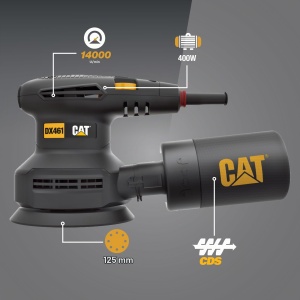 Polizor Excentric CAT DX461 125 mm, 400W, 5000-14000 Umin - Img 7