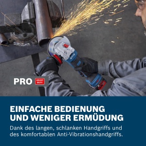Polizor unghiular Bosch PRO GWS18V-11PS, 18V, putere comparabila cu 1100W - Img 3