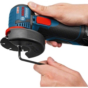 Polizor unghiular Bosch Professional GWS 12V-76, 12V, compact, cu accesorii - Img 5