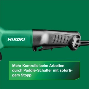Polizor unghiular HiKOKI G13SE3, 125 mm, 1400 W, cu maner lateral - Img 6