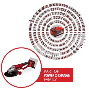 Polizor unghiular profesional cu acumulator Einhell AXXIO 36/230 Q Power X-Change (36 V, 2200 W, O disc 230 mm, adancime de taiere 70 mm, fara perii, canelura de fixare rapida, fara disc, fara baterie) - Img 4