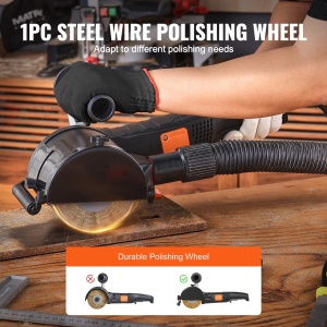 Polizor VEVOR S1P-HJ2209-120H 1300W 6 viteze variabile pentru metal si lemn - Img 4