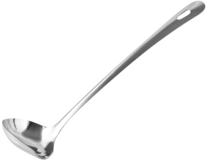 Polonic Fackelmann Lara 28 cm Otel Inoxidabil Argintiu Cu Ochet pentru Agatare