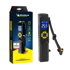 Pompa de aer portabila MICHELIN Mini Kompressor 10 Bar Digitala LED 2500 mAh