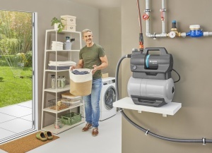 Pompa de apa Gardena Hauswasserwerk 3800 Silent, 21l, 600W, 3800 lh - Img 2