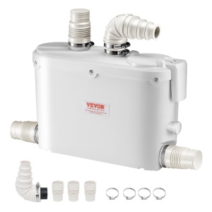 Pompa de apa VEVOR FLO500-DE Pro, 500W, 110 Lmin, 8 m inaltime, 4 intrari