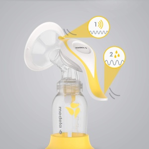 Pompa de san manuala Medela Harmony - Design elvetian compact - Pompa de san manuala cu spate PersonaFit Flex si tehnologie de expresie in 2 faze - Img 3