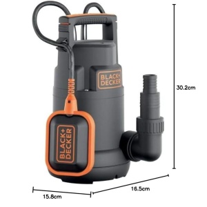 Pompa submersibila BLACKDECKER BXUP750PTE 750W pentru apa curata si murdara - Img 8