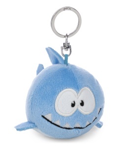 Porte-chei din plus NICI Hai 6cm - 63105, albastru, cu design marin
