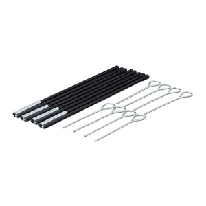 Porti de fotbal pliabile Relaxdays, set 2 buc, 77 x 122 x 83 cm, negru - Img 8