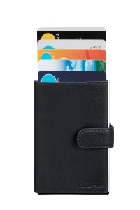 Portofel Samsonite Alu Fit SLG, 10.2 cm, Negru, RFID, NFC - Img 6