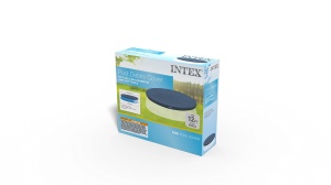 Prelata pentru piscina Intex Easy Set O 366 cm cu orificii de drenaj si fixare simpla - Img 5