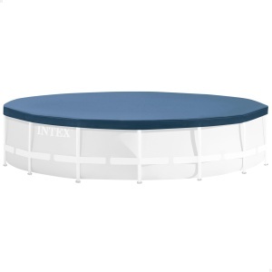Prelata rotunda pentru piscina Intex 28031 O366 cm ventilatie si fixare stabila