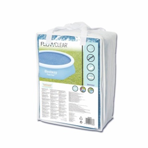 Prelata solara Bestway Flowclear(tm), O 210 cm, pentru piscine rotunde de 244 cm(tm), albastru - Img 4