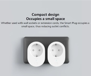 Priza Inteligenta Xiaomi Smart Plug 2 EU cu control Wi-Fi si design compact - Img 4