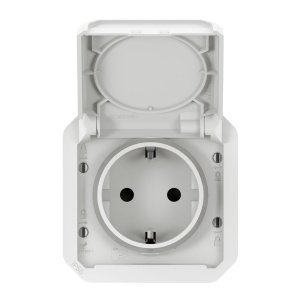 Priza Legrand Plexo 069640L UltraWeiss IP44IP55 Cu Capac Protectie si Montaj Versatil - Img 2