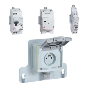 Priza pentru incarcare electrica Legrand Greenup Access, 16A, waterproof, gri - Img 2