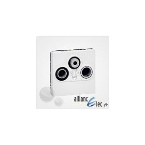 Priza TVRSAT Legrand 078786, 2 module, alba, 3 iesiri - Img 2