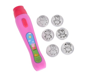 Proiector LED Simba Peppa Pig cu 6 imagini, 16 cm, pentru copii
