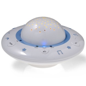 Proiector pentru Somn Alecto BC-125 cu 3 Culori, Melodii Linistitoare, Portabil