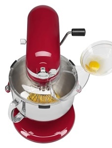 Protectie anti-stropi pentru mixer KitchenAid 5KSMBLPS, cu palnie inclinata, din plastic - Img 3