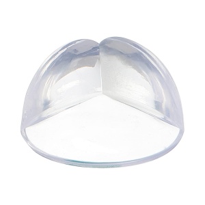 Protectie colturi Hauck Corner Me 2, 8 bucati, transparent, din silicon - Img 3