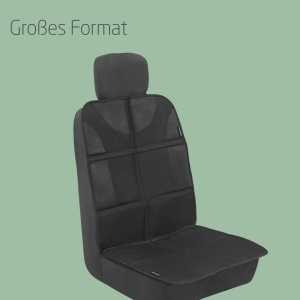 Protectii pentru scaunele spate Maxi-Cosi, accesorii pentru scaunele auto cu fata la directia de mers si spate, protejeaza tapiteria din piele si tesatura, antiderapant, instalare rapida, dimensiuni mari, compatibil ISOFIX, negru - Img 5