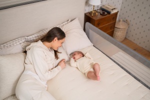 Protector de pat Momi Lexi Plus XL, 150x66 cm, pentru copii 18 luni - 5 ani - Img 2