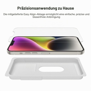 Protector Display Belkin UltraGlass pentru iPhone 14 Plus, 13 Pro Max, Antimicrobian, 9H - Img 7
