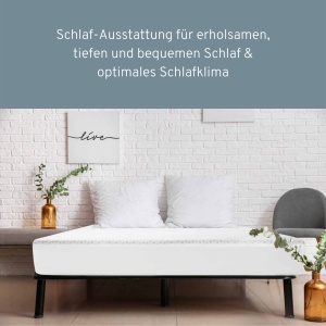 Protector saltea Genius eazzzy 140x200 cm, 38 cm inaltime, impermeabil, alb - Img 5