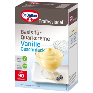 Pudra de Desert Dr. Oetker 1 kg pentru Quark cu Gust de Vanilie