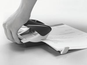 Puncher metalic Leitz NeXXt 30 coli, design ergonomic, negru - Img 2